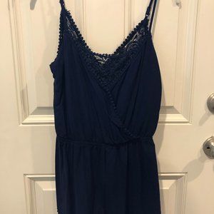 Forever 21 Navy Blue Romper